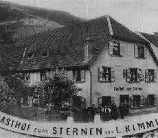 000 Gasthaus Sternen um 1910