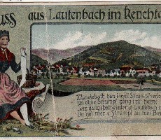 1078 Gruß aus Lautenbach 1920
